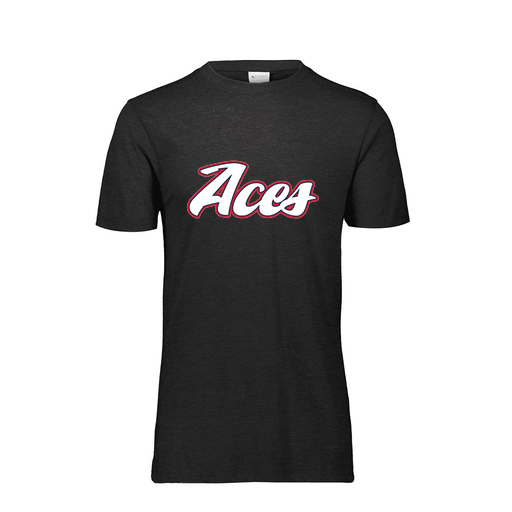 [FTSCUBBK-YS-LOGO2] Decker Youth Tri-Blend T-Shirt - Short Sleeve (Youth S, Black, Logo 2)