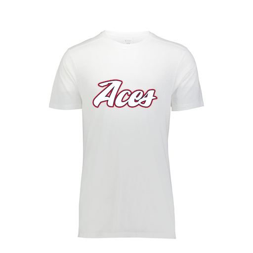 [FTSCUBWH-YS-LOGO2] Decker Youth Tri-Blend T-Shirt - Short Sleeve (Youth S, White, Logo 2)