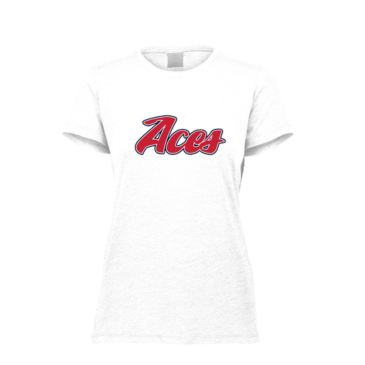 [FTSCUBWH-FAXS-LOGO1] Decker Women's Tri-Blend T-Shirt - Short Sleeve (Female Adult XS, White, Logo 1)