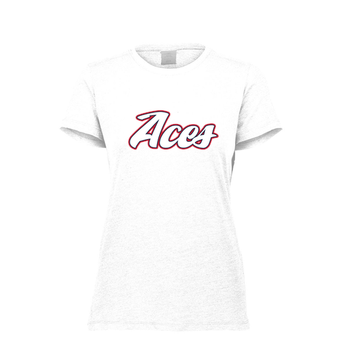 [FTSCUBWH-FAXS-LOGO2] Decker Women's Tri-Blend T-Shirt - Short Sleeve (Female Adult XS, White, Logo 2)