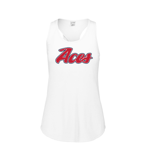 [3078.005.S-LOGO1] Ladies Tri Blend Tank Top (Female Adult S, White, Logo 1)