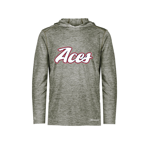 [FOLHCGGY-YS-LOGO2] Decker Youth Charge Hoodie (Youth S, Gray, Logo 2)